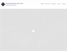 Tablet Screenshot of ginnoconstruction.net
